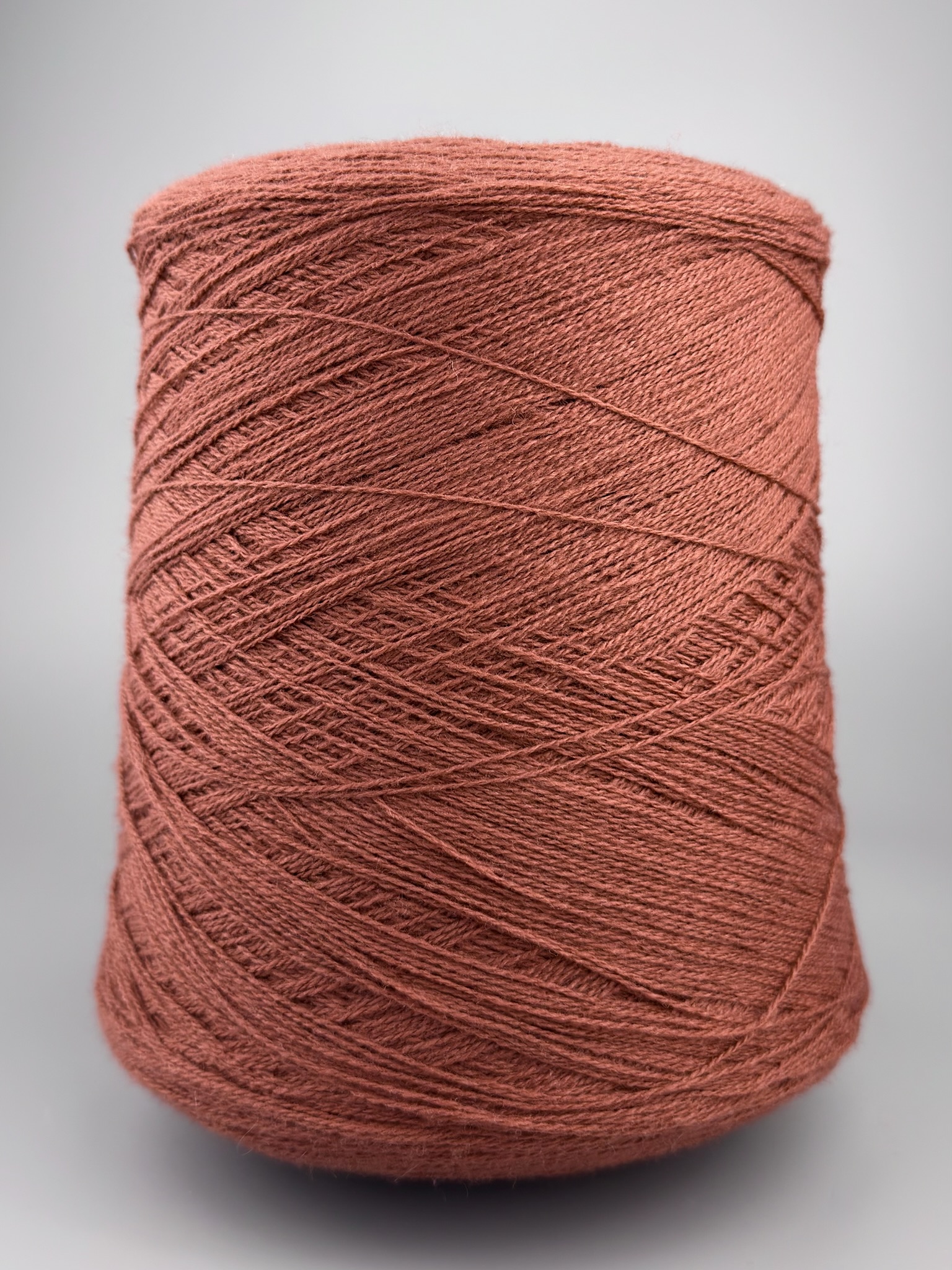 Loro Piana Lana Cash Nm 2/18 – Fil 90% Laine Mérinos 10% Cachemire col. Terracotta cuivré chaleureux photo 2